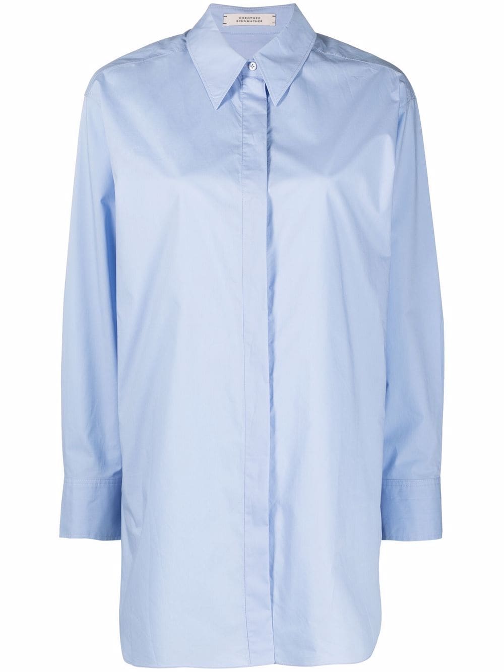 Dorothee Schumacher oversized poplin cotton shirt - Blue von Dorothee Schumacher