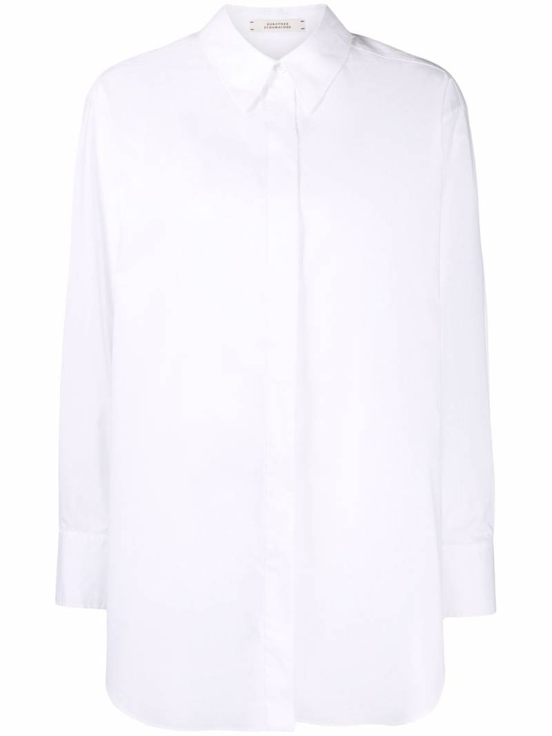 Dorothee Schumacher oversized poplin cotton shirt - White von Dorothee Schumacher