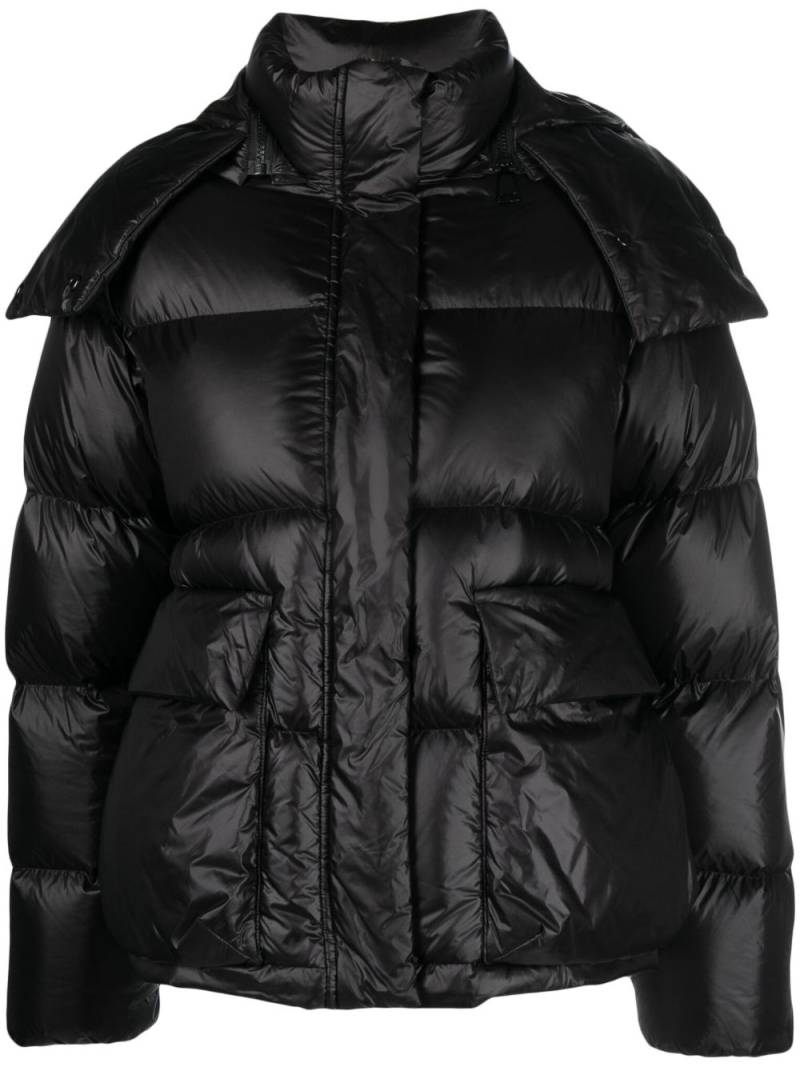 Dorothee Schumacher padded quilted hooded jacket - Black von Dorothee Schumacher