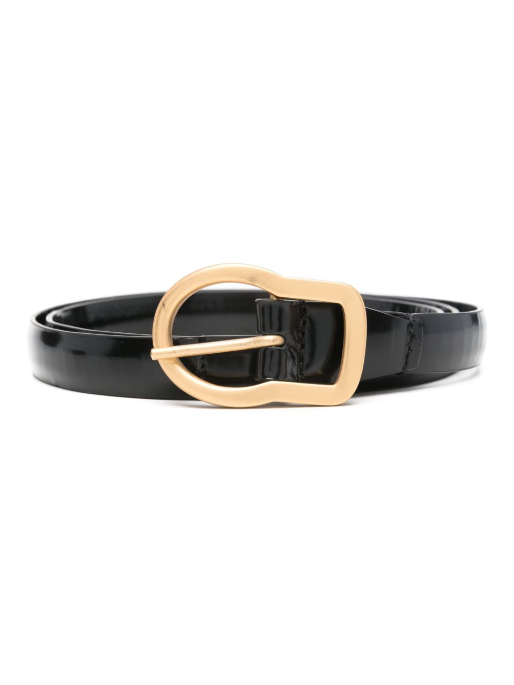 Dorothee Schumacher patent leather belt - Black von Dorothee Schumacher