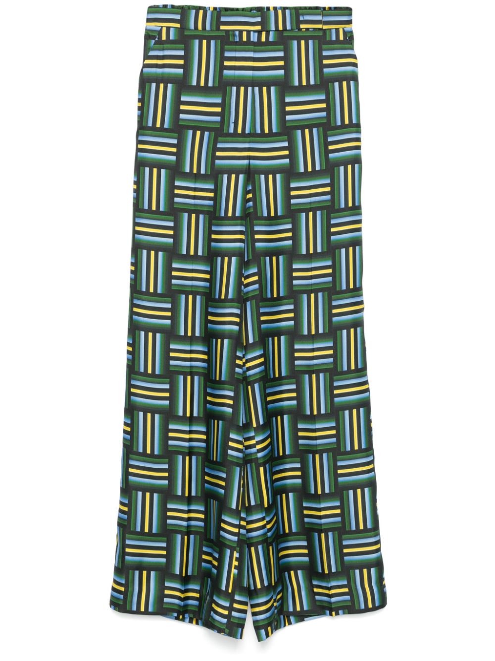 Dorothee Schumacher printed silk trousers - Blue von Dorothee Schumacher