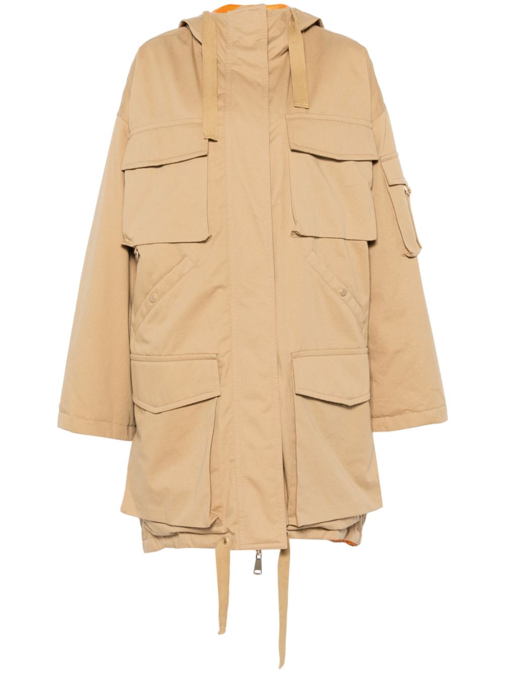 Dorothee Schumacher reversible cotton parka coat - Brown von Dorothee Schumacher