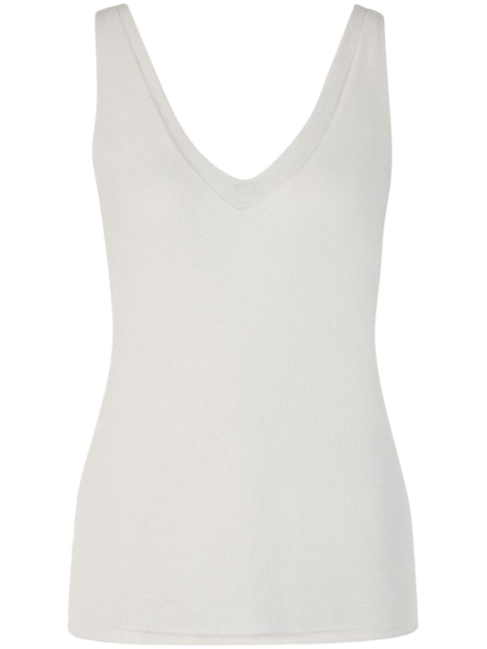 Dorothee Schumacher ribbed tank top - White von Dorothee Schumacher