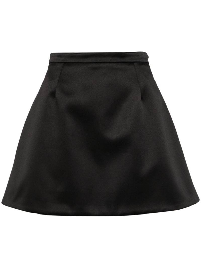 Dorothee Schumacher satin mini skort - Black von Dorothee Schumacher