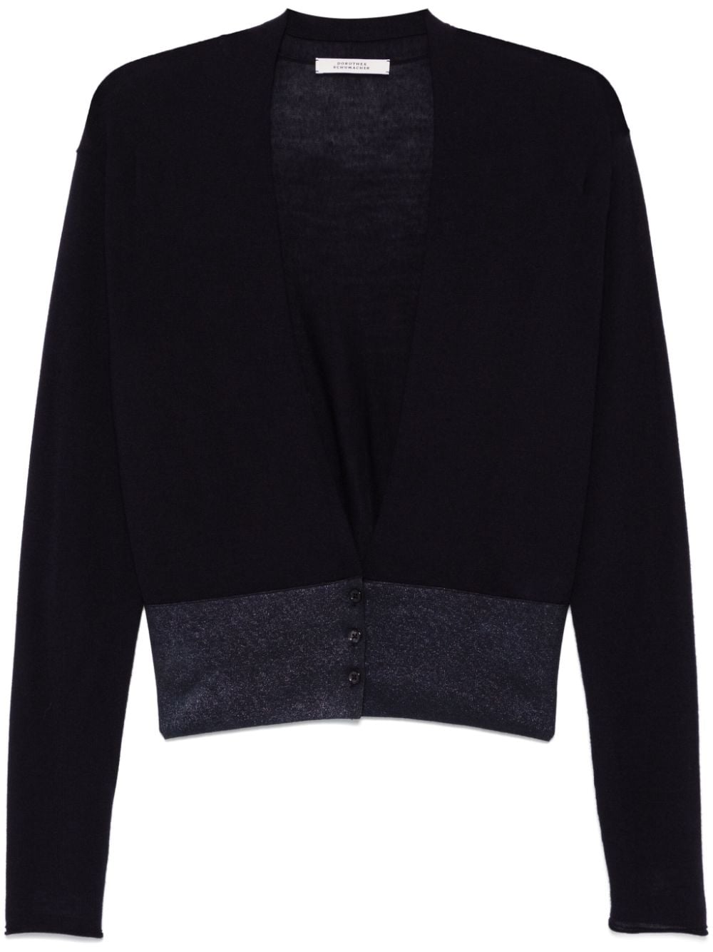 Dorothee Schumacher shimmering wool cardigan - Blue von Dorothee Schumacher