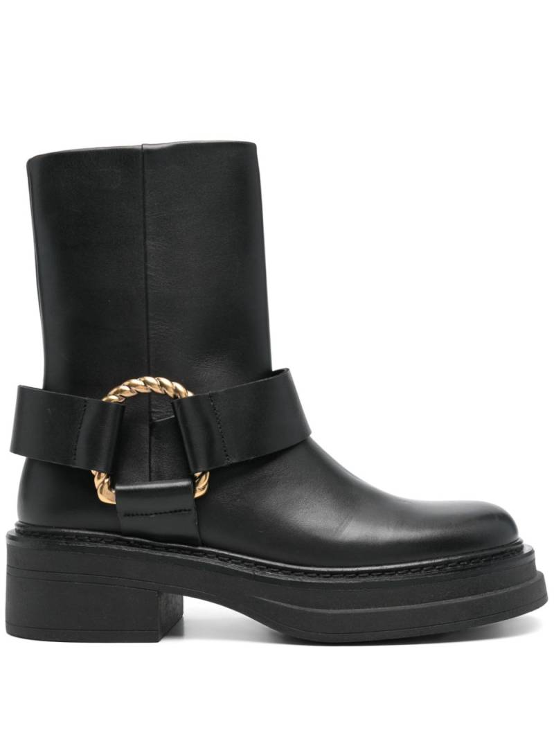 Dorothee Schumacher short biker boots - Black von Dorothee Schumacher