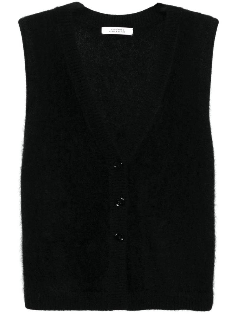 Dorothee Schumacher textured cashmere top - Black von Dorothee Schumacher