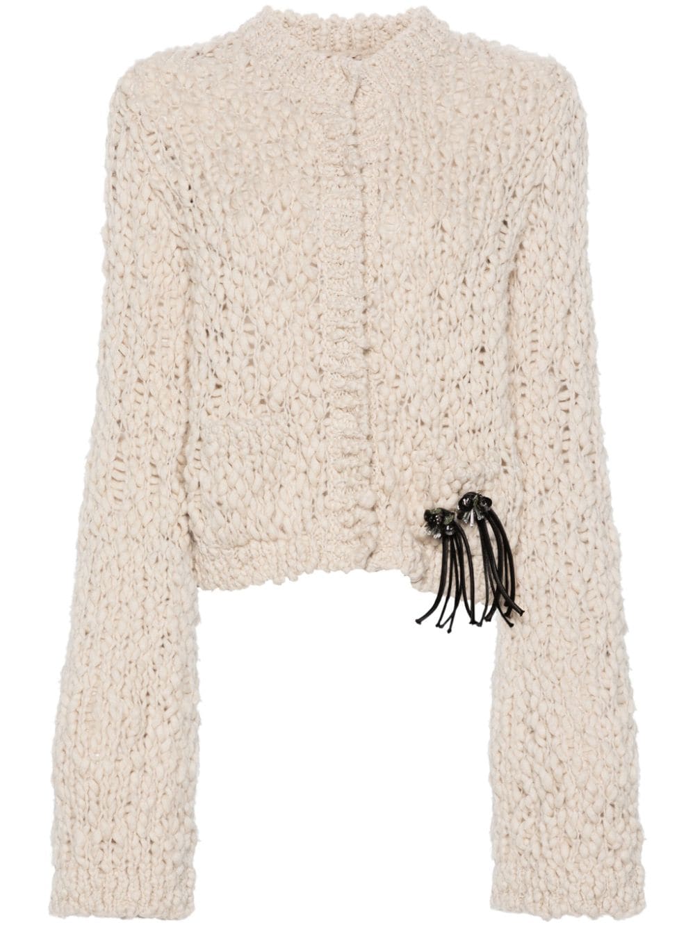 Dorothee Schumacher textured cropped cardigan - Neutrals von Dorothee Schumacher