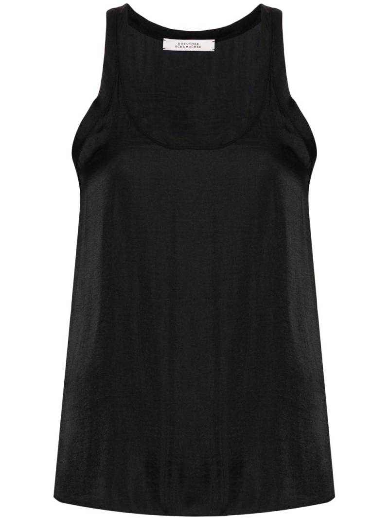 Dorothee Schumacher textured tank top - Black von Dorothee Schumacher