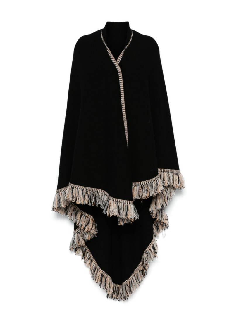 Dorothee Schumacher wool poncho - Black von Dorothee Schumacher