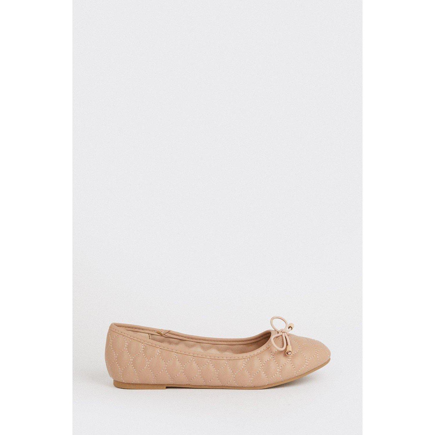 Ballerinas Priya, Gesteppt Damen Pink 41 von Dorothy Perkins