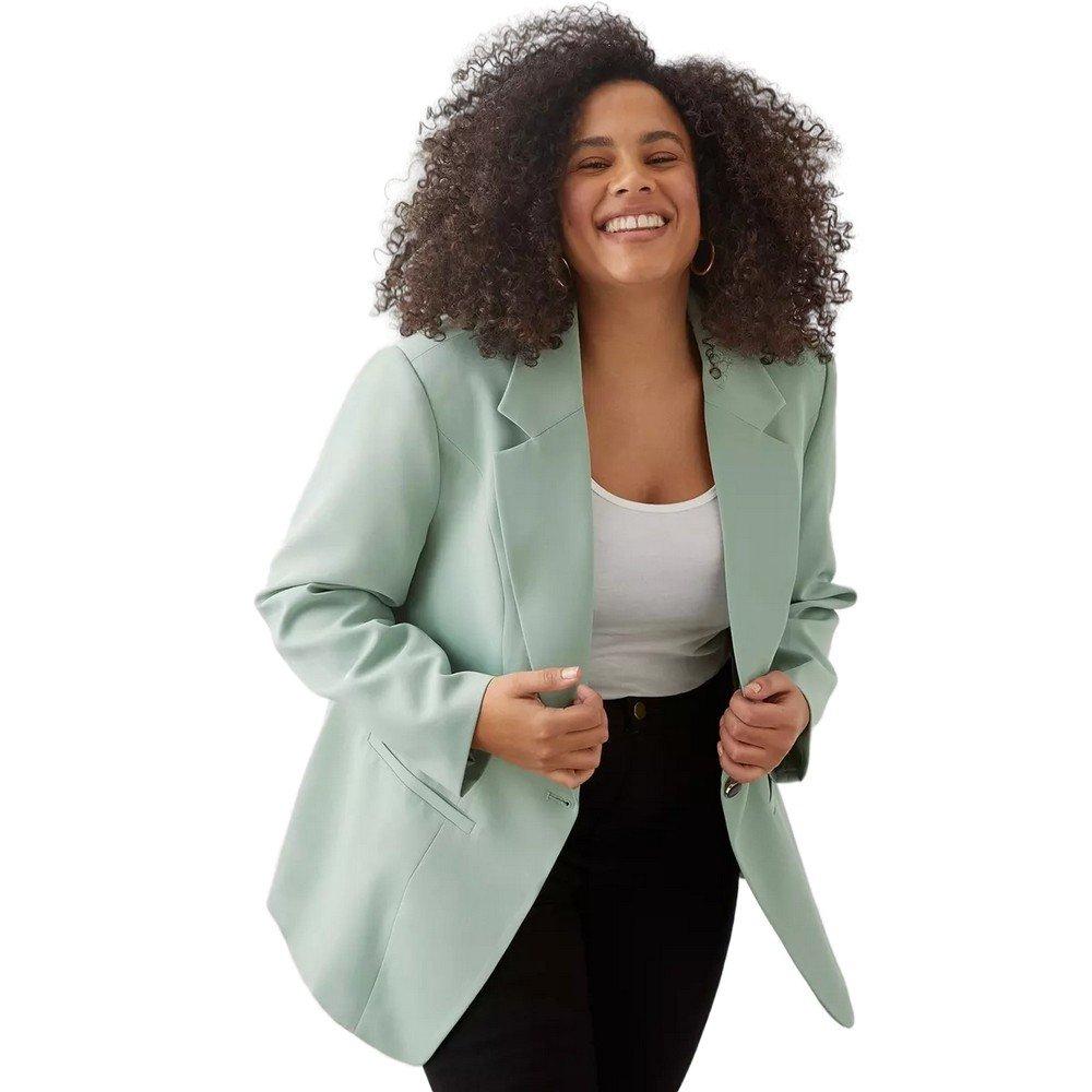 Blazer Einreihig Damen Grau 52 von Dorothy Perkins