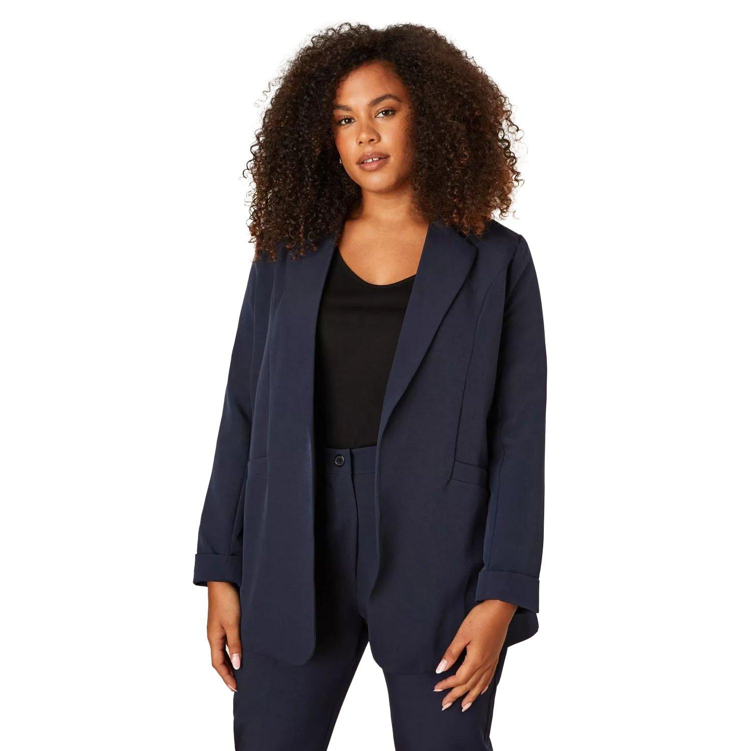 Blazer Umgekrempelter Umschlag Damen Marine 46 von Dorothy Perkins