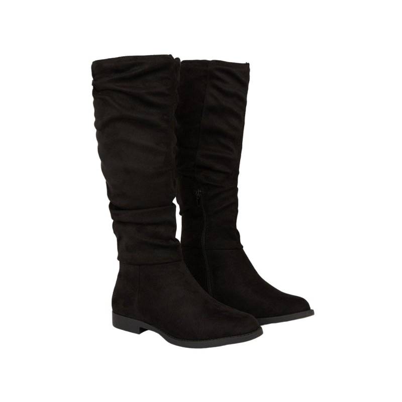 Kniehohe Stiefel Karina, Gerafft Damen Schwarz 37 von Dorothy Perkins