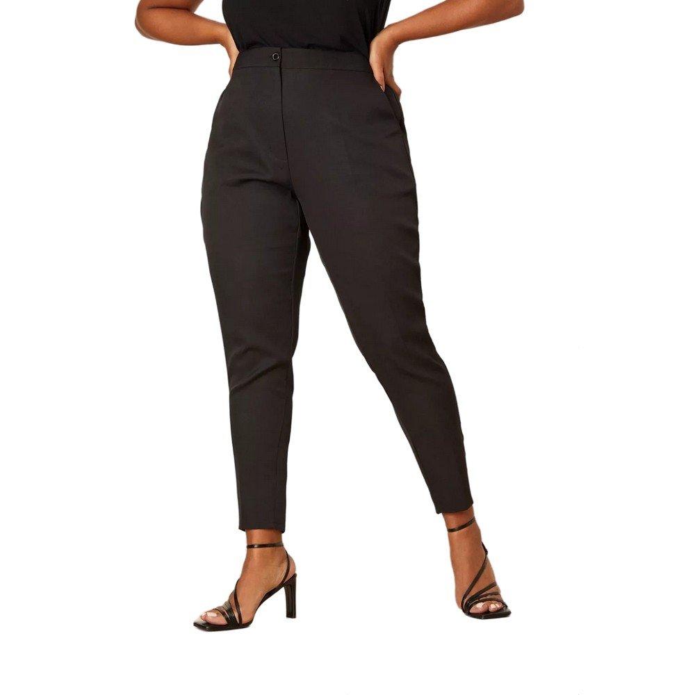 Knöchelgrazerhose Damen Schwarz W54 von Dorothy Perkins