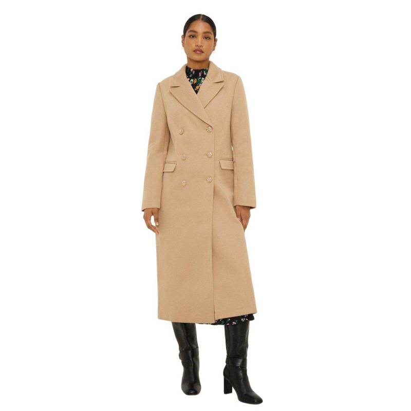 Mantel Zweireihig Damen Camel M von Dorothy Perkins