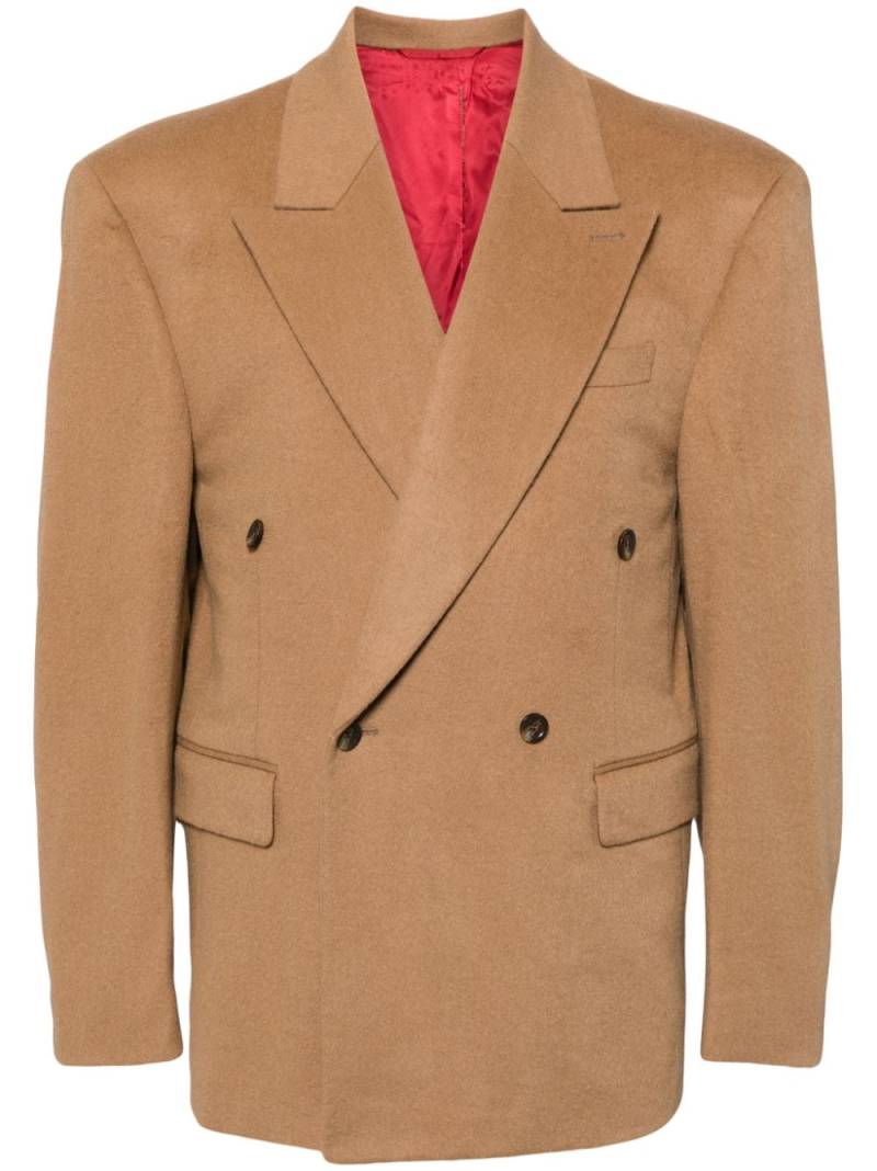 Doublet Onsen Noren wide-lapels blazer - Neutrals von Doublet