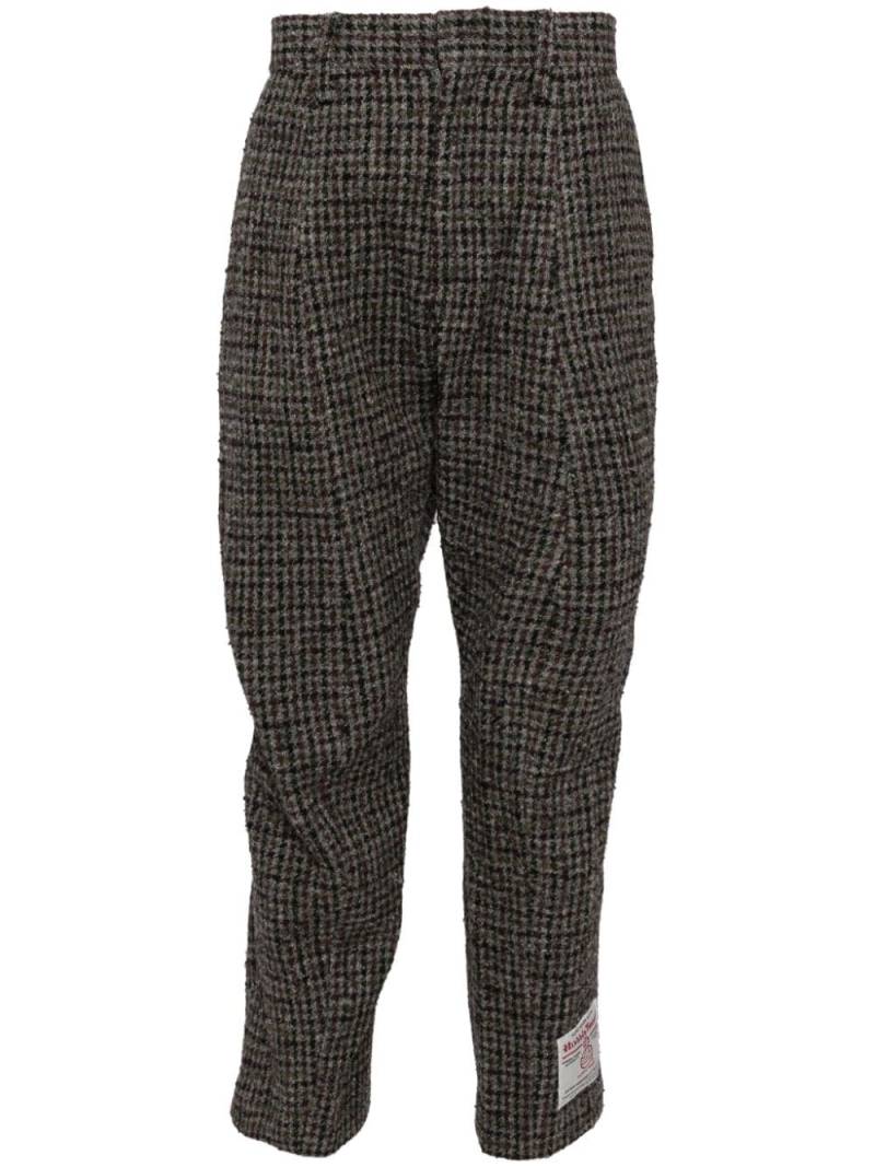 Doublet Zombie Silhouette tweed trousers - Grey von Doublet