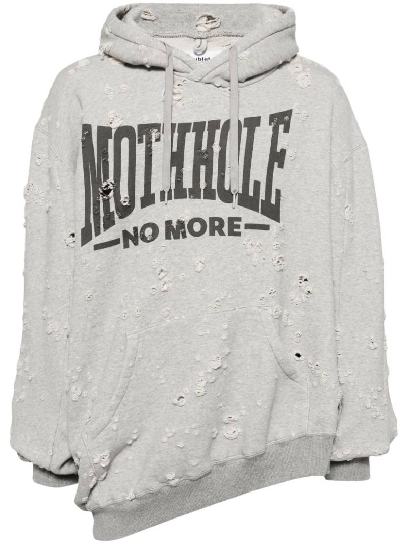 Doublet Zombie hoodie - Grey von Doublet