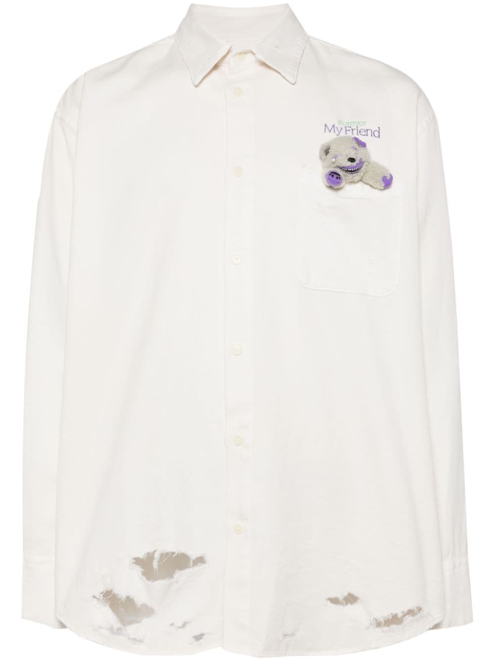 Doublet appliquéd shirt - White von Doublet