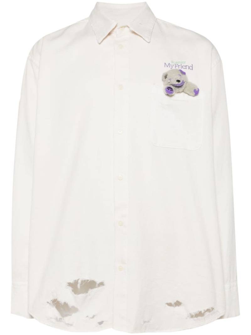 Doublet appliquéd shirt - White von Doublet