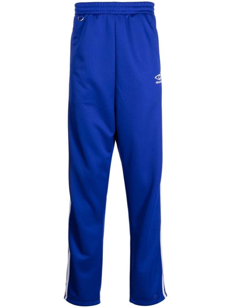 Doublet embroidered-logo track pants - Blue von Doublet