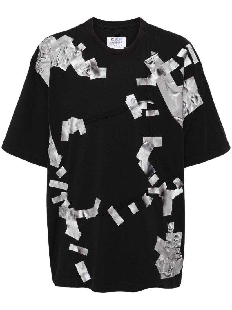 Doublet gaffer tape repair t-shirt - Black von Doublet