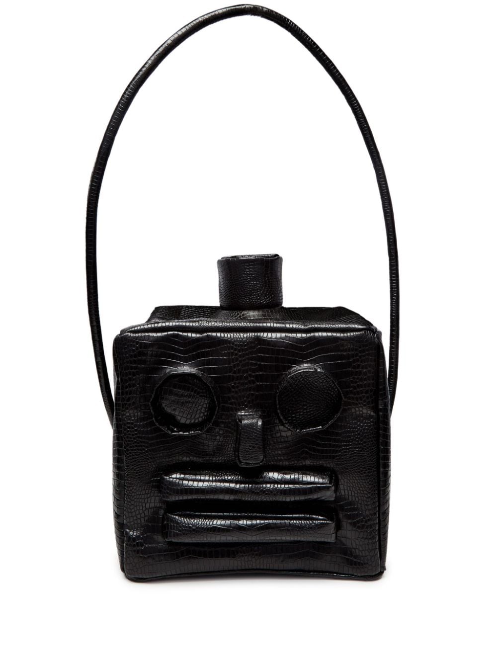 Doublet large Robot Head shoulder bag - Black von Doublet