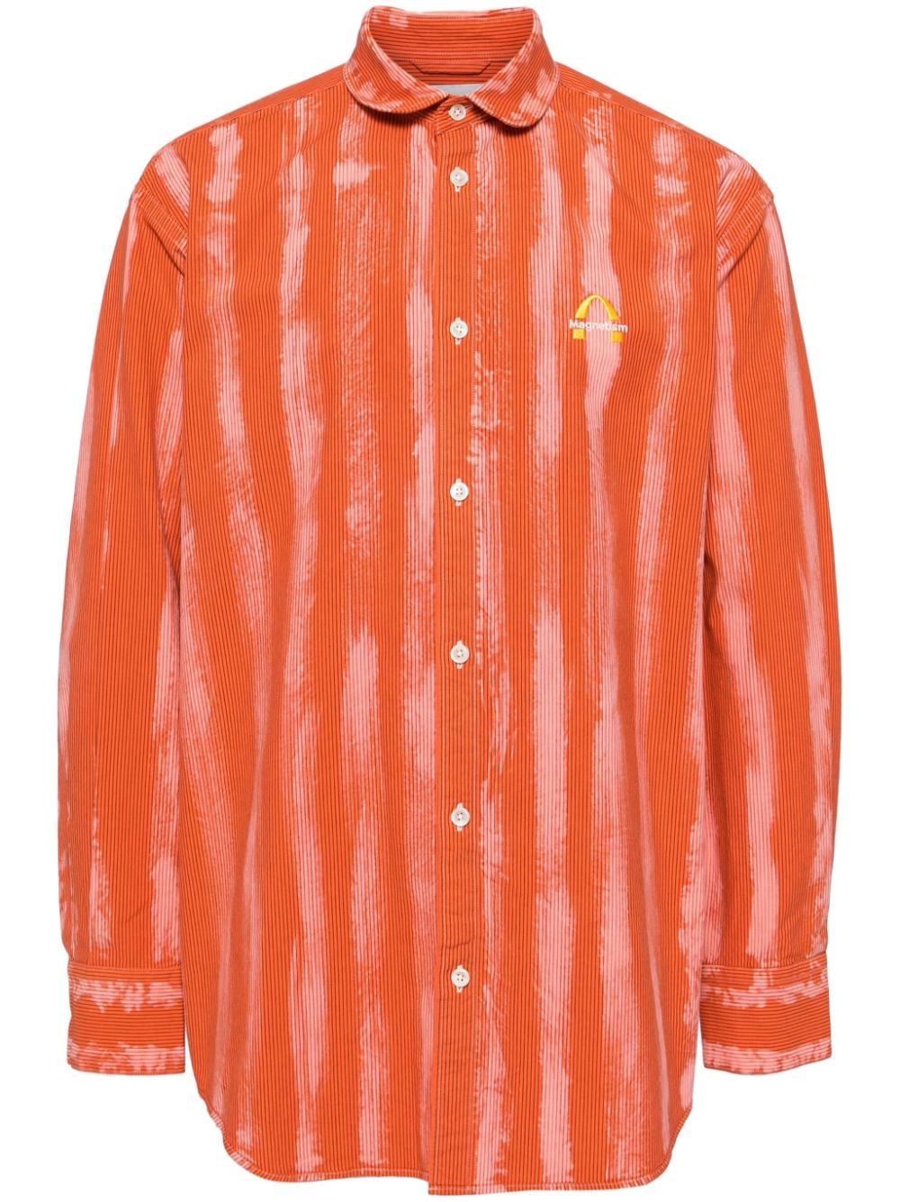 Doublet magnetic striped shirt - Orange von Doublet