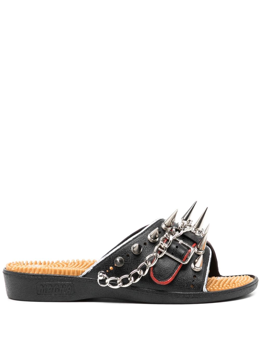 Doublet punk massage sandals - Black von Doublet