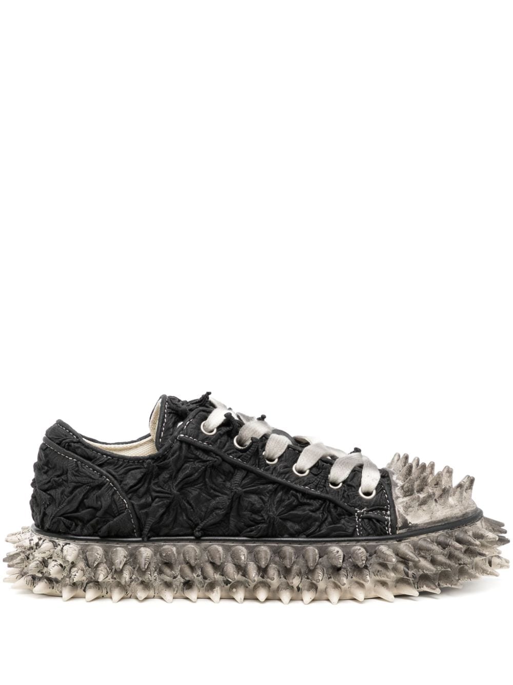 Doublet spike-effect lace-up sneakers - Black von Doublet