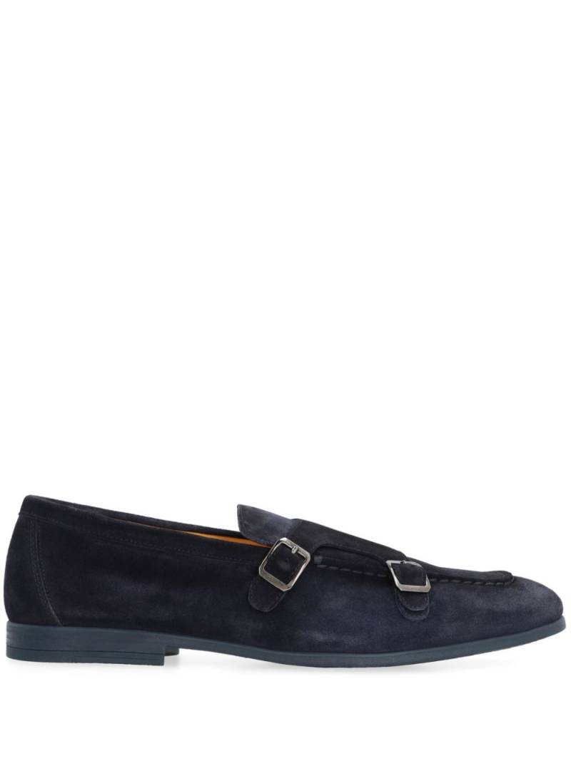 Doucal's Duke suede monk-strap loafers - Blue von Doucal's