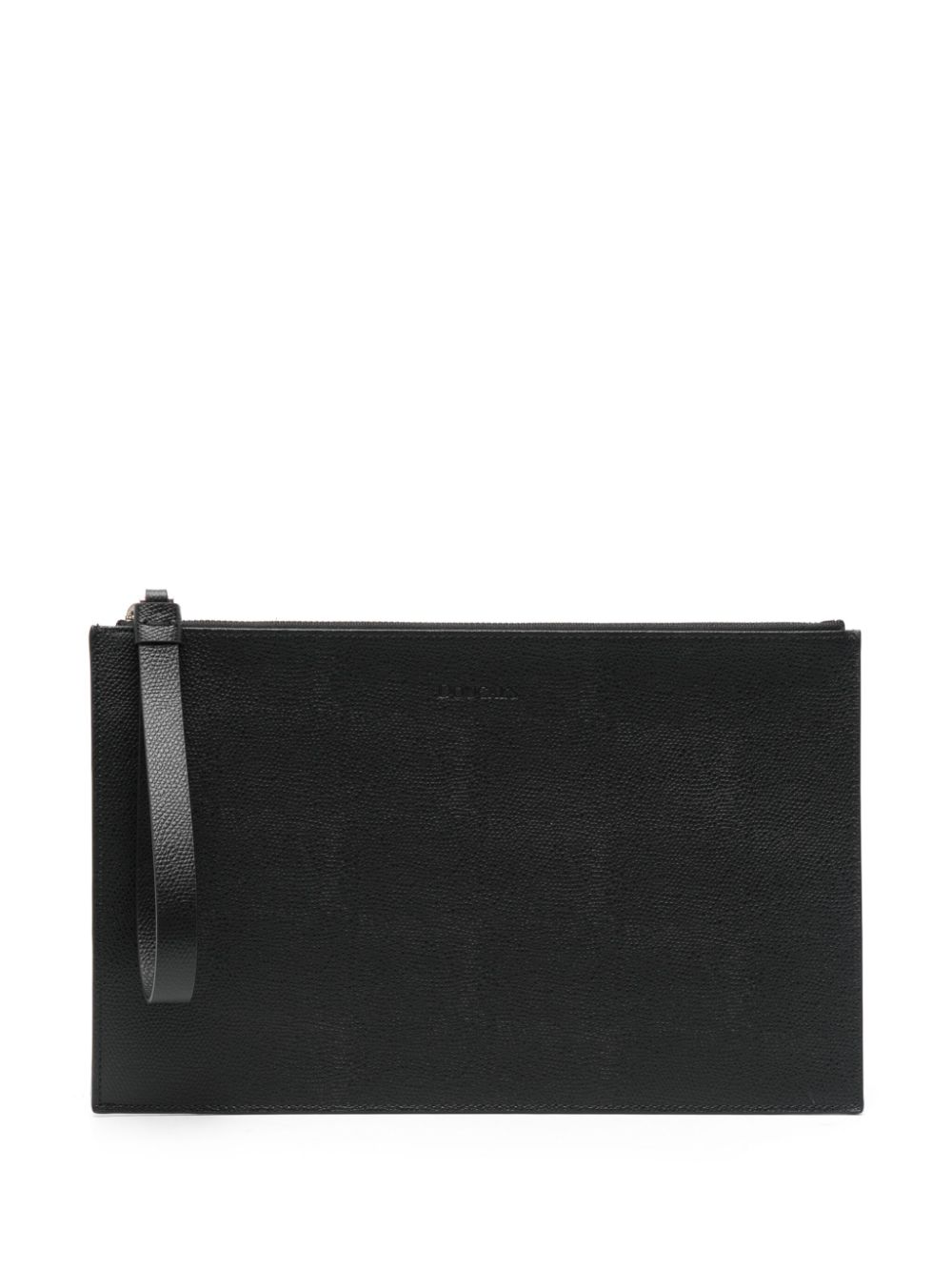 Doucal's Palmellato-leather clutch bag - Black von Doucal's