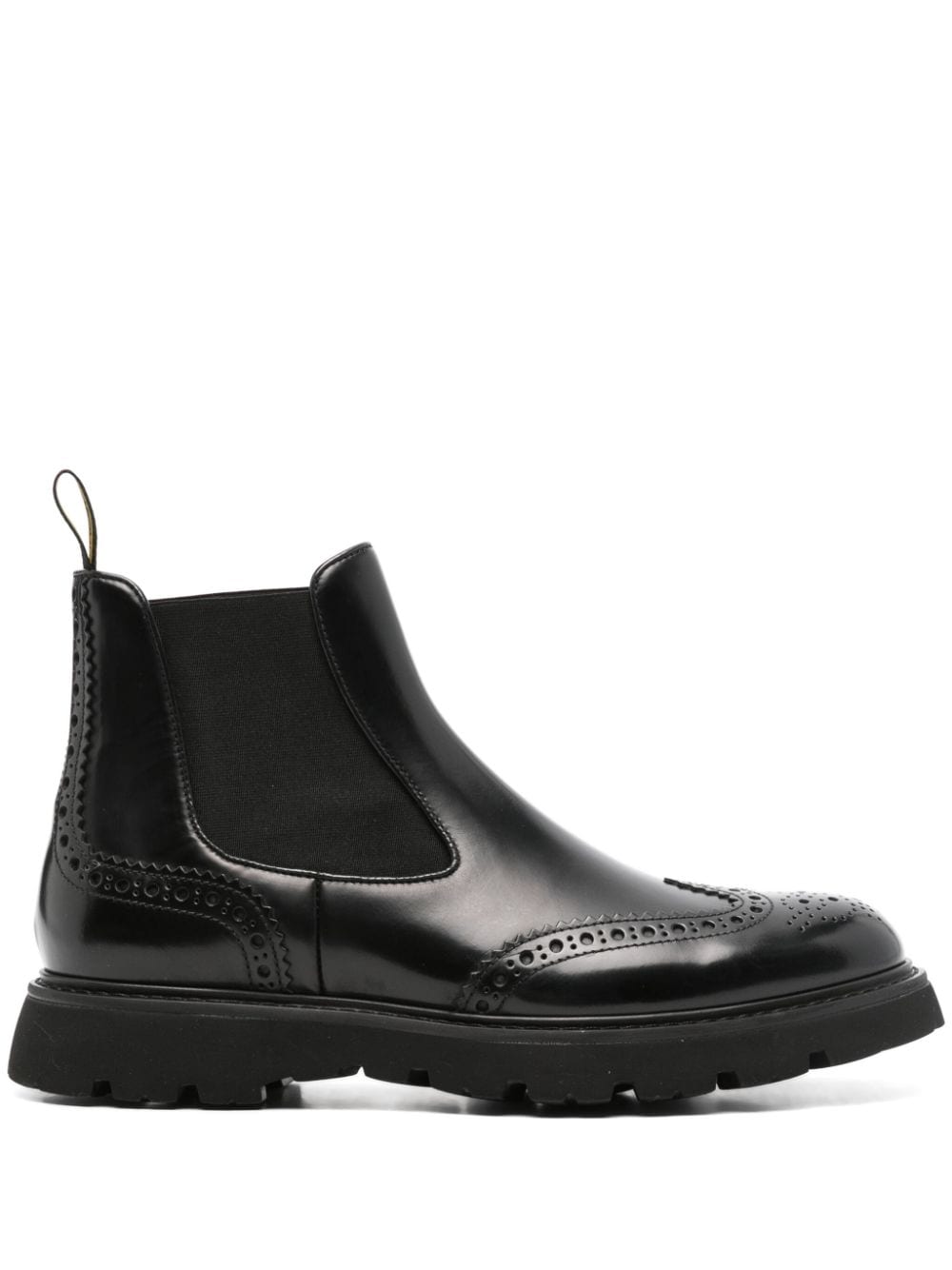 Doucal's brogue-trim ankle boots - Black von Doucal's