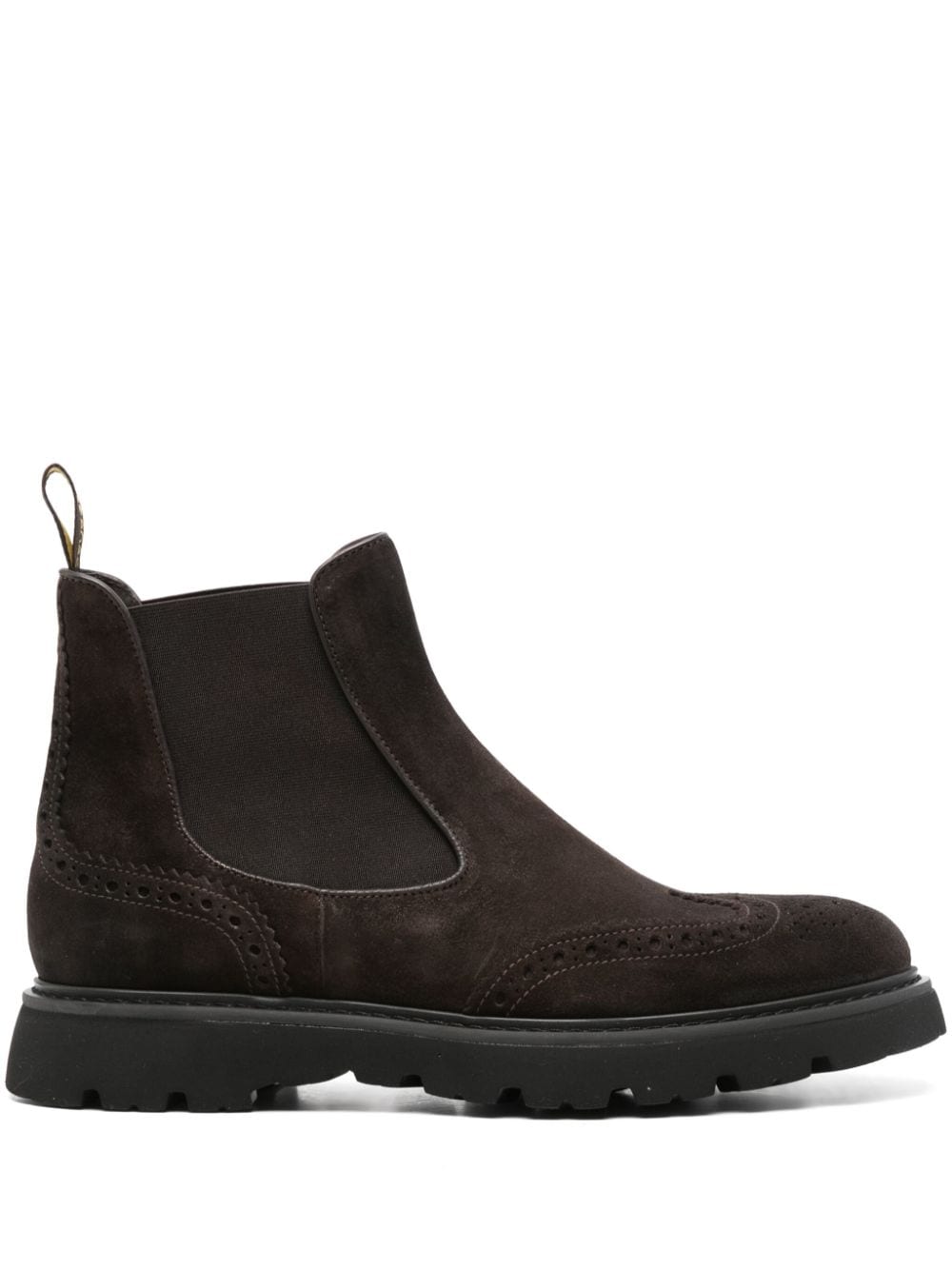 Doucal's brogue-trim ankle boots - Brown von Doucal's