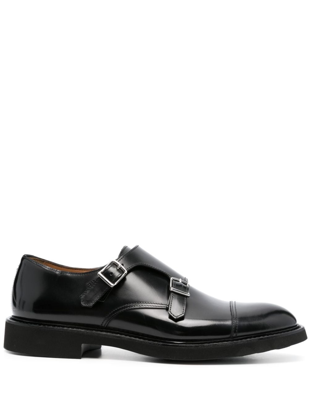 Doucal's buckle-fastening monk shoes - Black von Doucal's