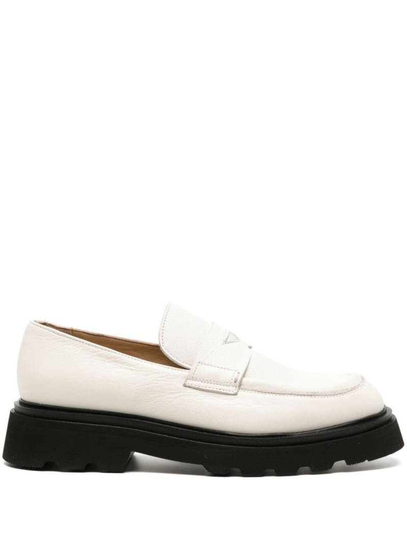 Doucal's chunky-sole leather loafers - White von Doucal's