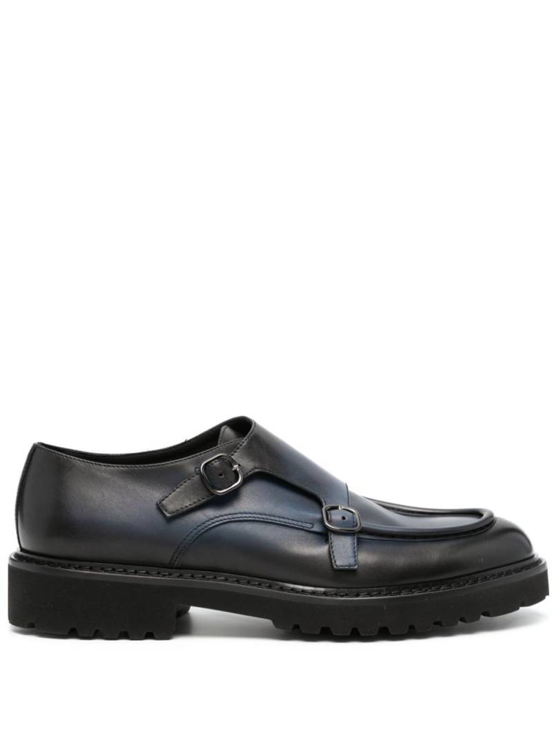 Doucal's double-buckle monk shoes - Black von Doucal's