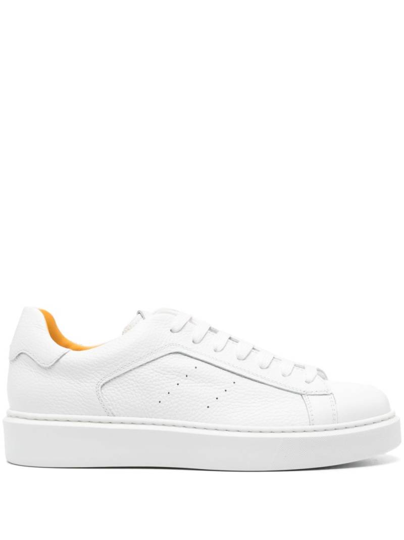 Doucal's flatform leather sneakers - White von Doucal's