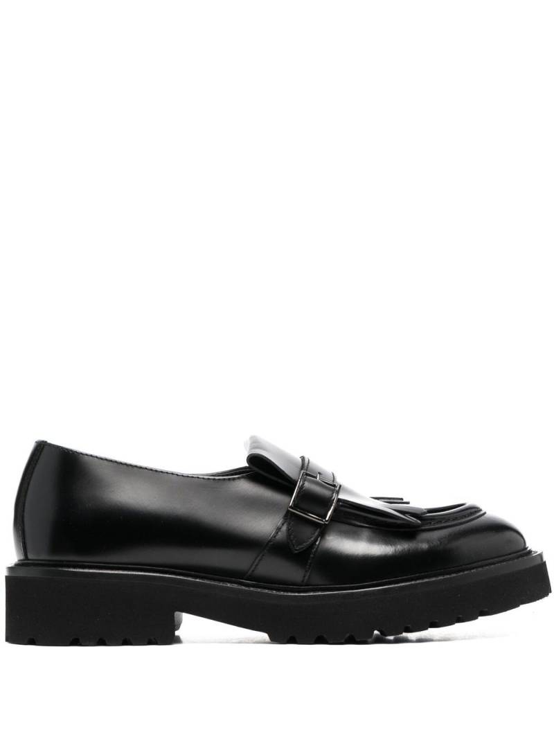 Doucal's fringed leather loafers - Black von Doucal's