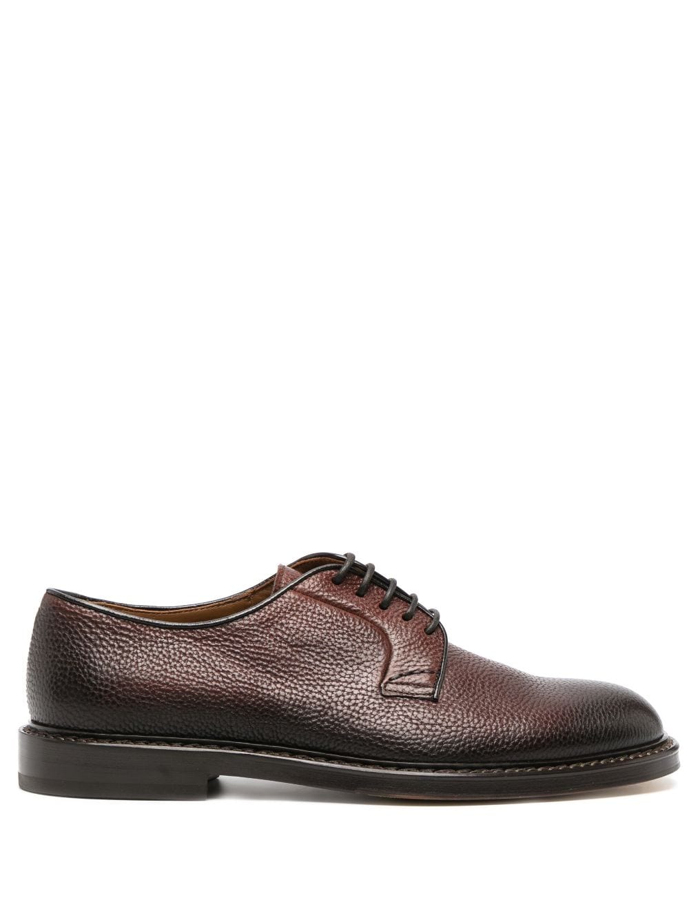Doucal's lace-up leather Derby shoes - Brown von Doucal's