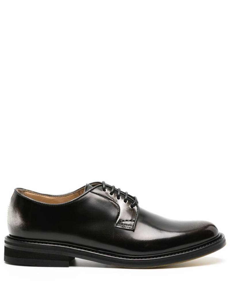 Doucal's lace-up leather Oxford shoes - Black von Doucal's