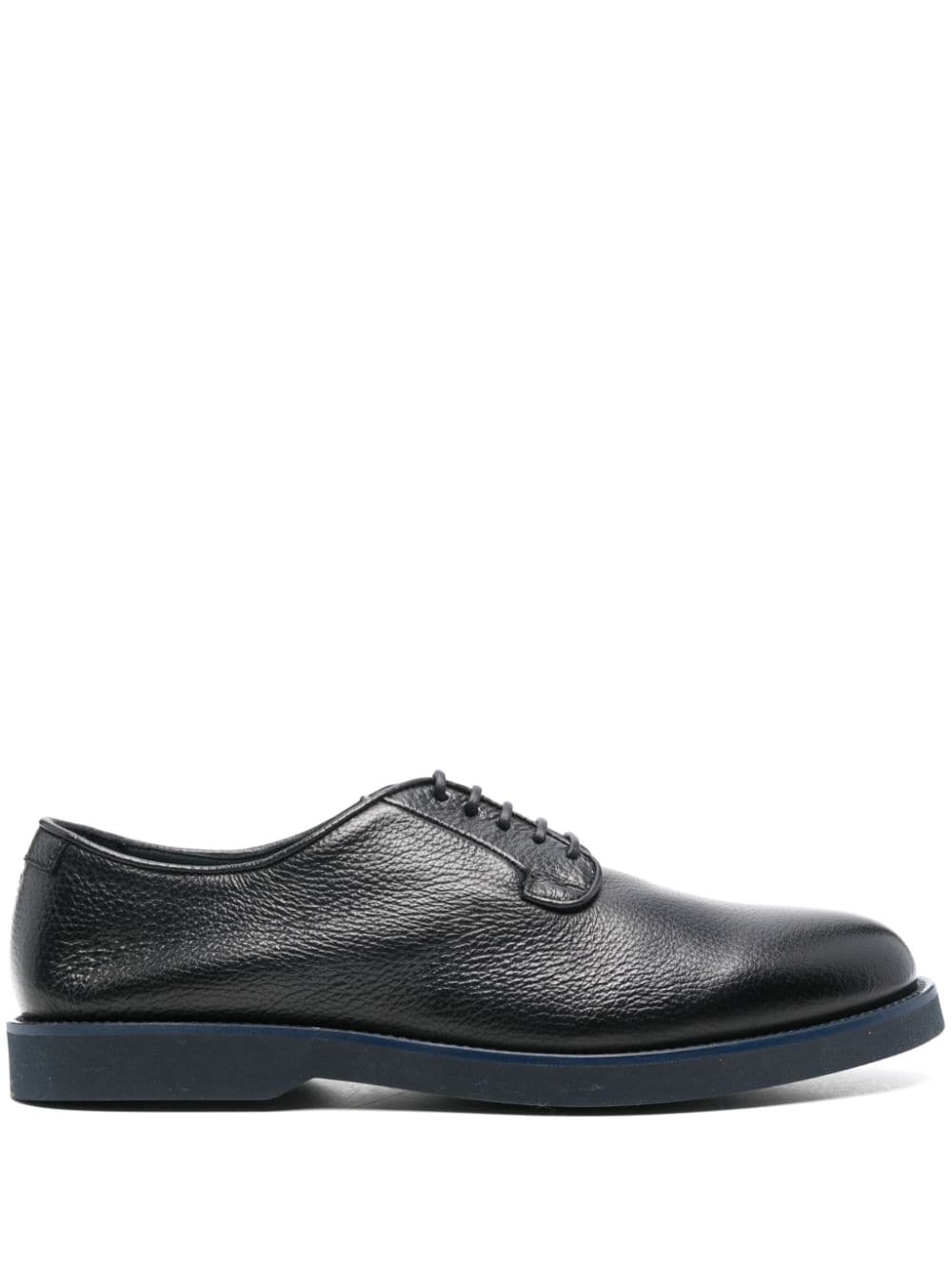 Doucal's lace-up leather derby shoes - Blue von Doucal's