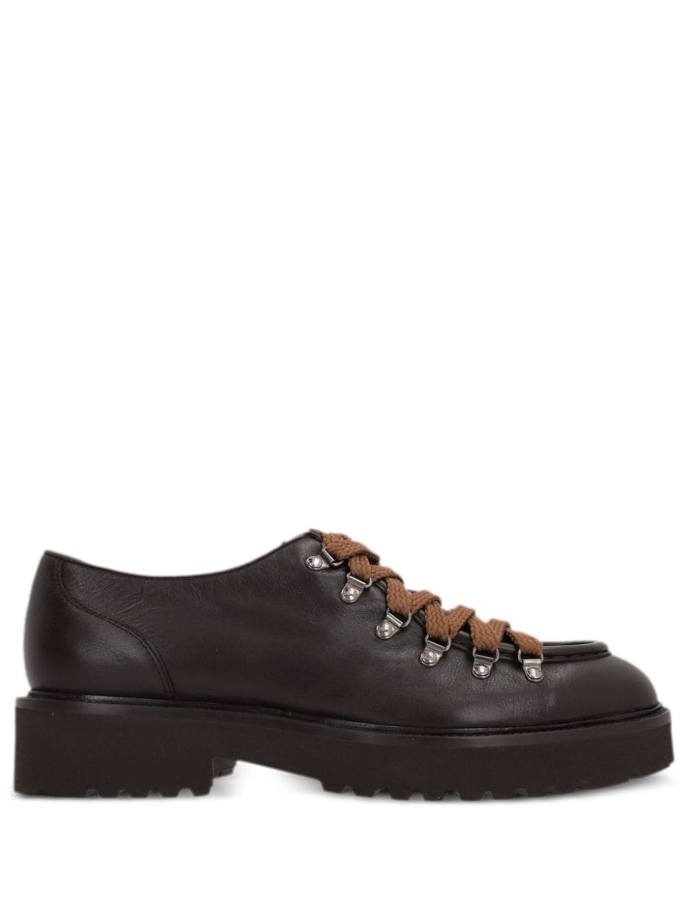 Doucal's lace-up leather loafers - Brown von Doucal's