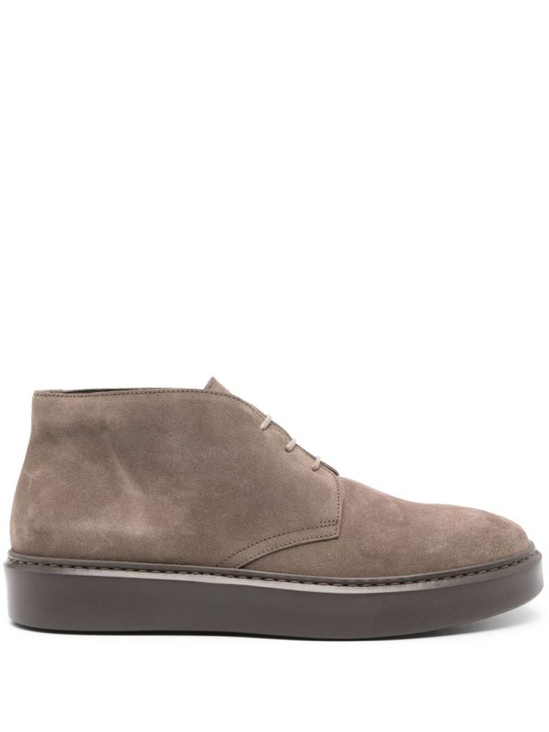 Doucal's lace-up suede chukka boots - Brown von Doucal's