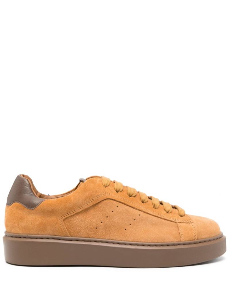 Doucal's lace-up suede sneakers - Orange von Doucal's