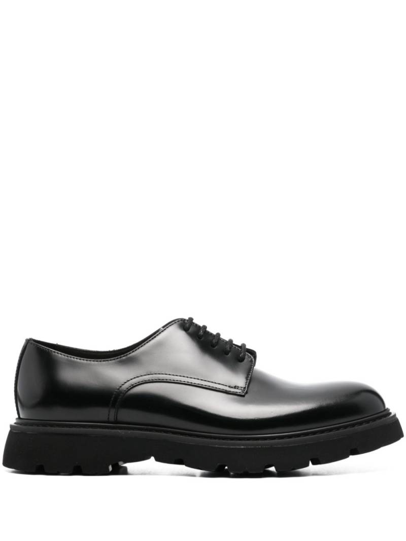 Doucal's leather Derby shoes - Black von Doucal's