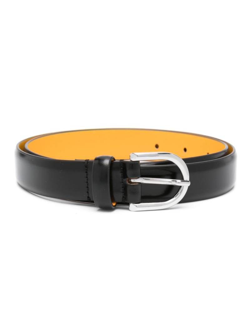 Doucal's leather adjustable belt - Black von Doucal's