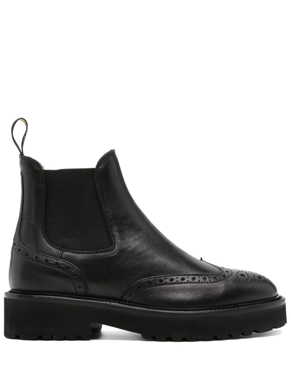 Doucal's leather ankle boots - Black von Doucal's