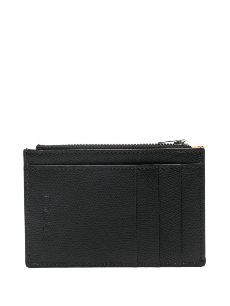 Doucal's leather card holder - Black von Doucal's